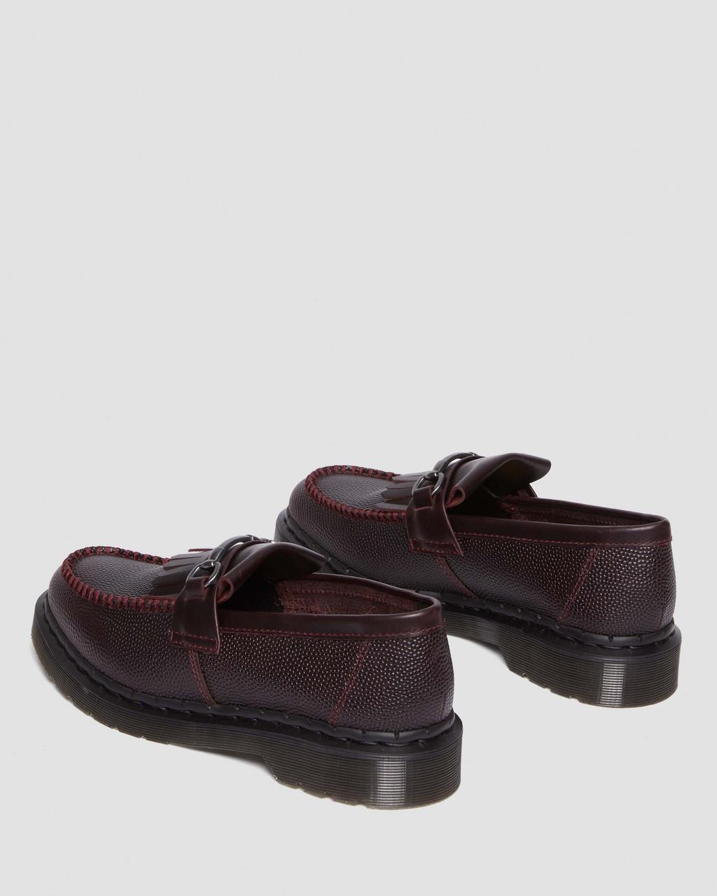 Mocasines Dr Martens Adrian Snaffle Pebble Grain Leather Kiltie Hombre Burdeos | 37512893