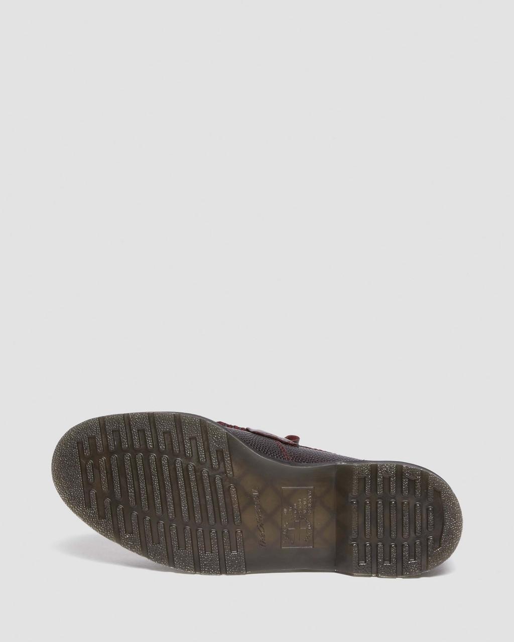 Mocasines Dr Martens Adrian Snaffle Pebble Grain Leather Kiltie Hombre Burdeos | 37512893
