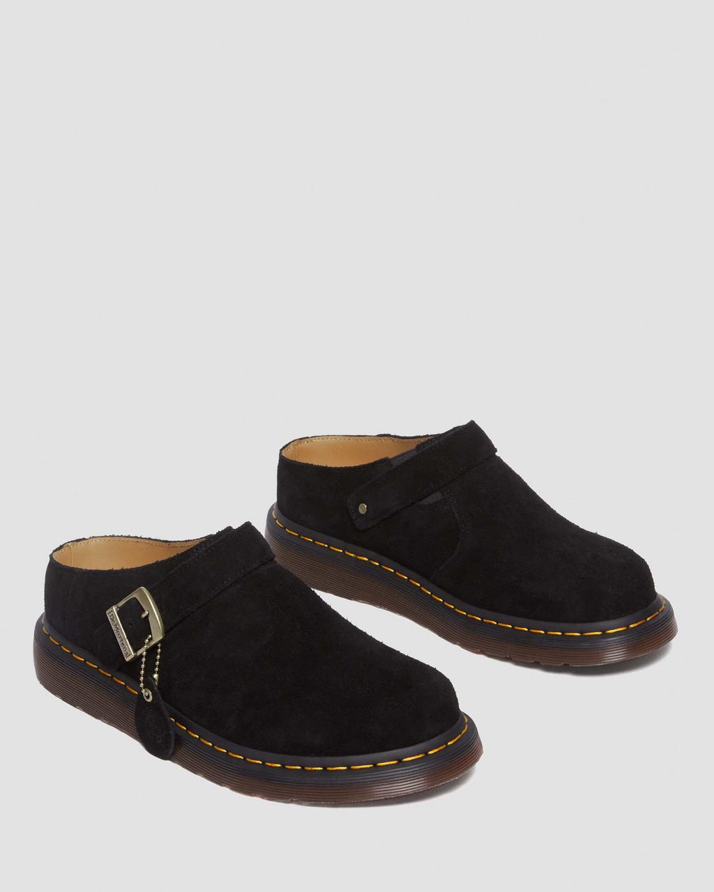 Mulas Dr Martens Isham Desert Oasis Suede Mujer Negras | 81753453