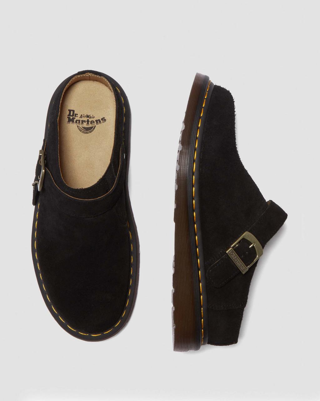 Mulas Dr Martens Isham Desert Oasis Suede Mujer Negras | 81753453
