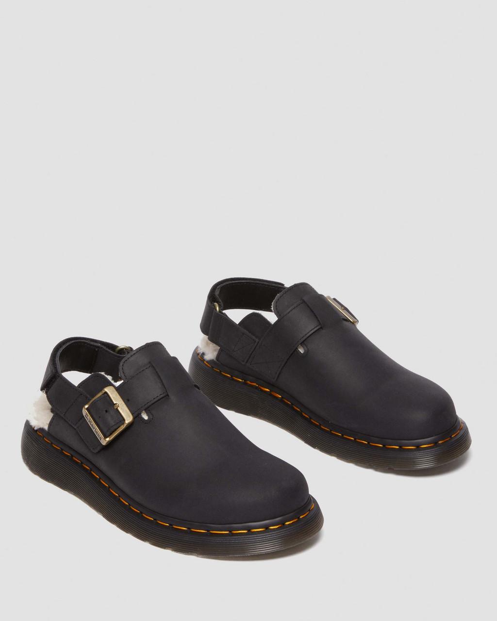 Mulas Dr Martens Jorge II Faux Fur Lined Slingback Hombre Negras | 19015303