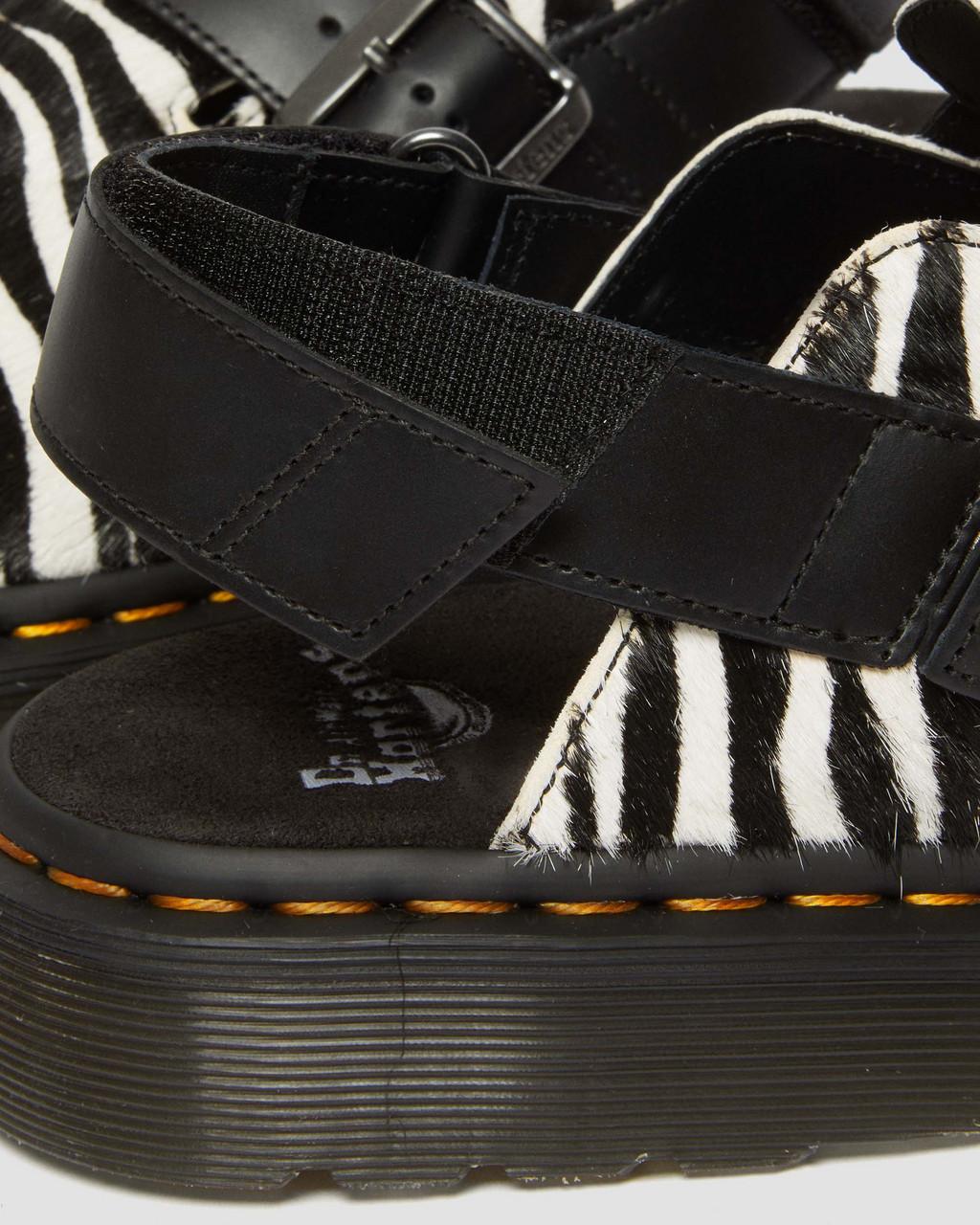 Mulas Dr Martens Jorge II Hair-on Animal Print Slingback Mujer Negras | 40967799