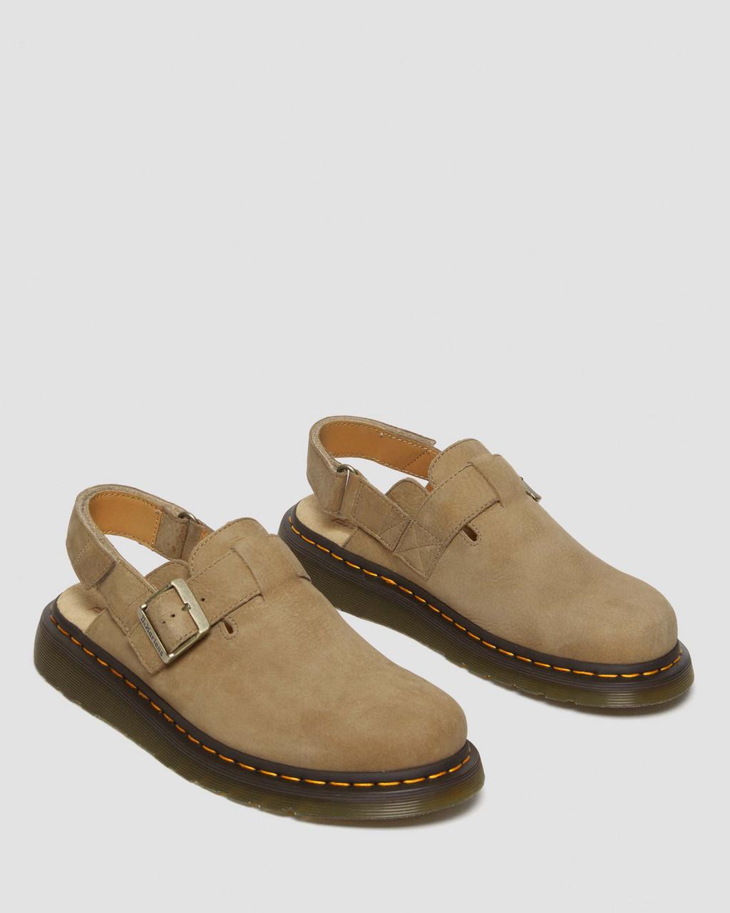 Mulas Dr Martens Jorge II Tumbled Nubuck Leather Slingback Mujer Marrones | 68654883