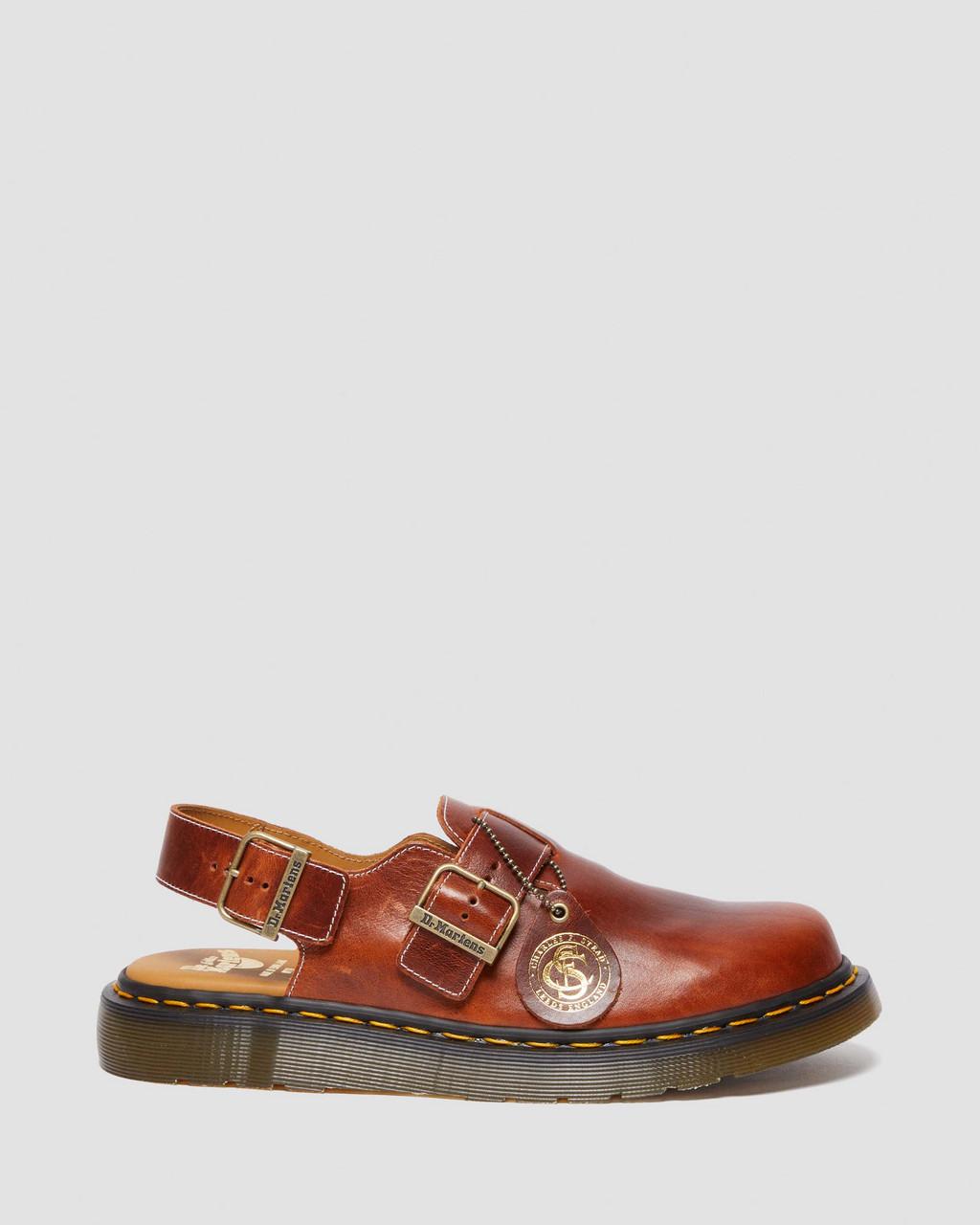 Mulas Dr Martens Jorge Made in England Classic Leather Slingback Mujer Marrones | 48529647