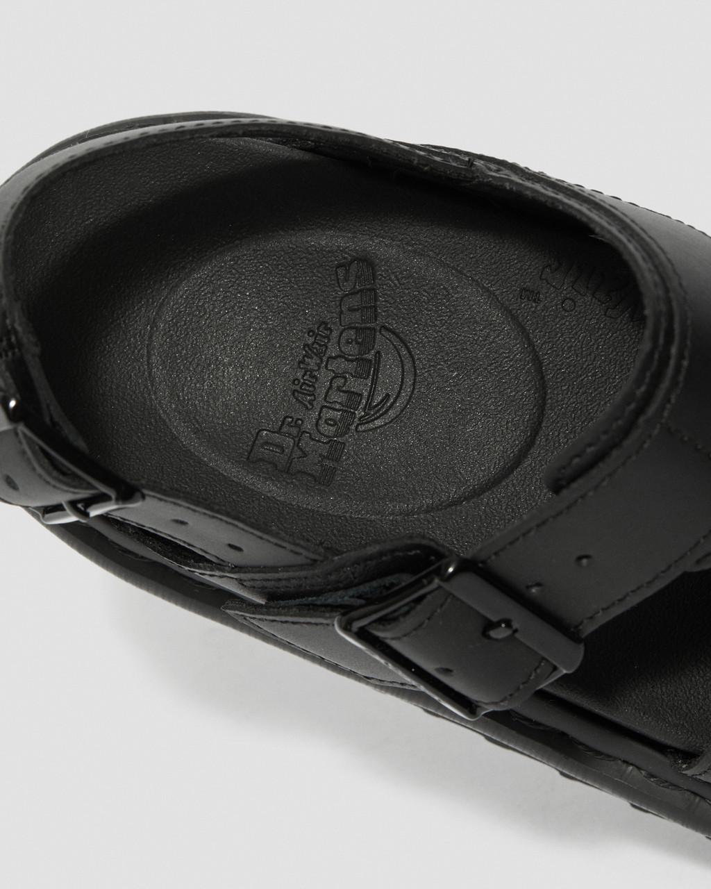 Sandalias Dr Martens Voss Leather Strap Mujer Negras | 30400861