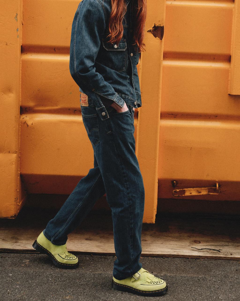 Zapatos Creepers Dr Martens Ramsey Suede Kiltie Buckle Mujer Verde | 99568931