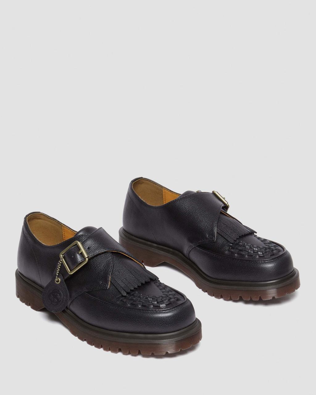 Zapatos Creepers Dr Martens Ramsey Westminster Leather Buckle Mujer Negras | 73078838