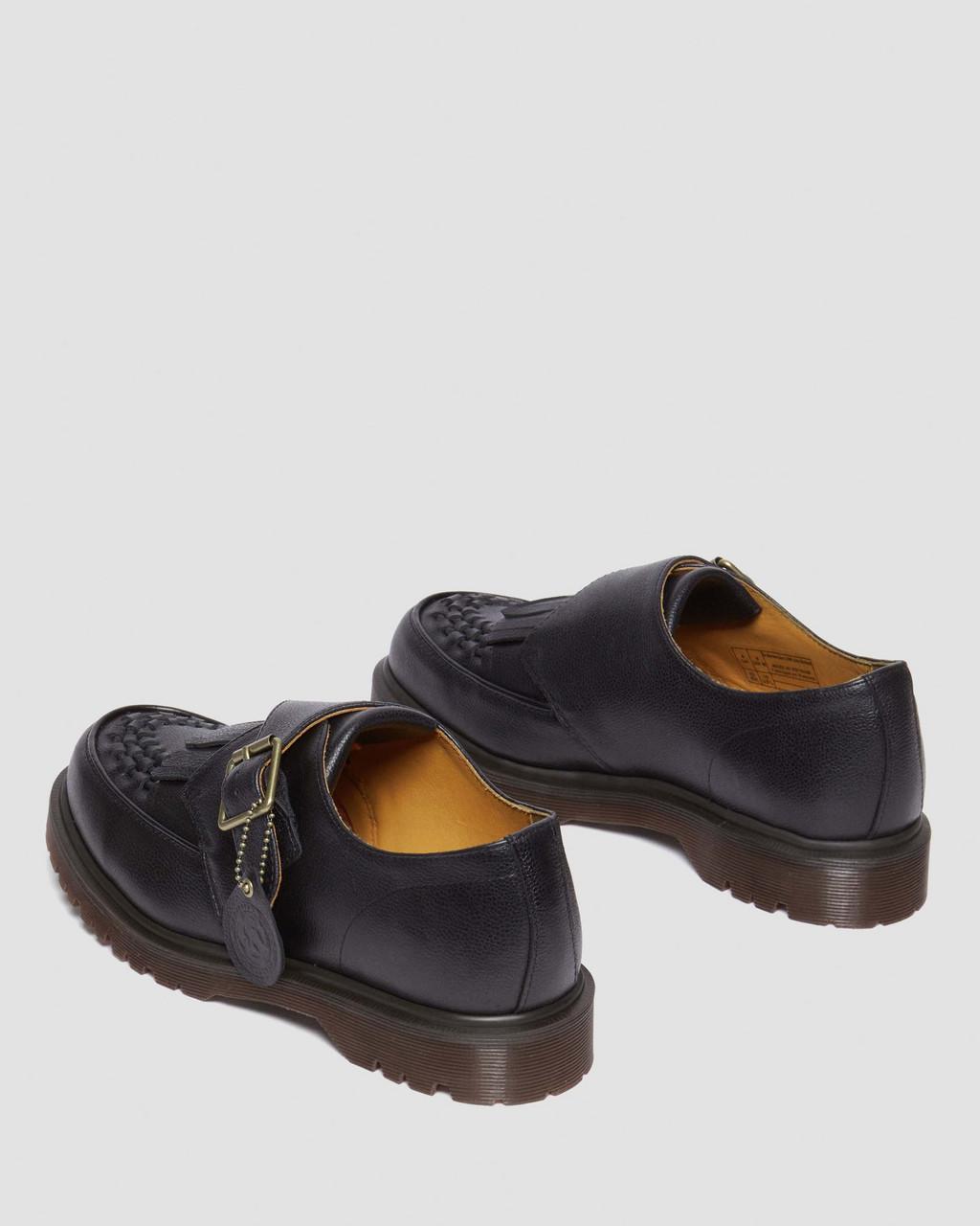 Zapatos Creepers Dr Martens Ramsey Westminster Leather Buckle Mujer Negras | 73078838
