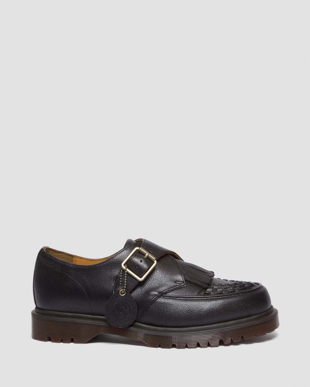 Zapatos Creepers Dr Martens Ramsey Westminster Leather Buckle Mujer Negras | 73078838