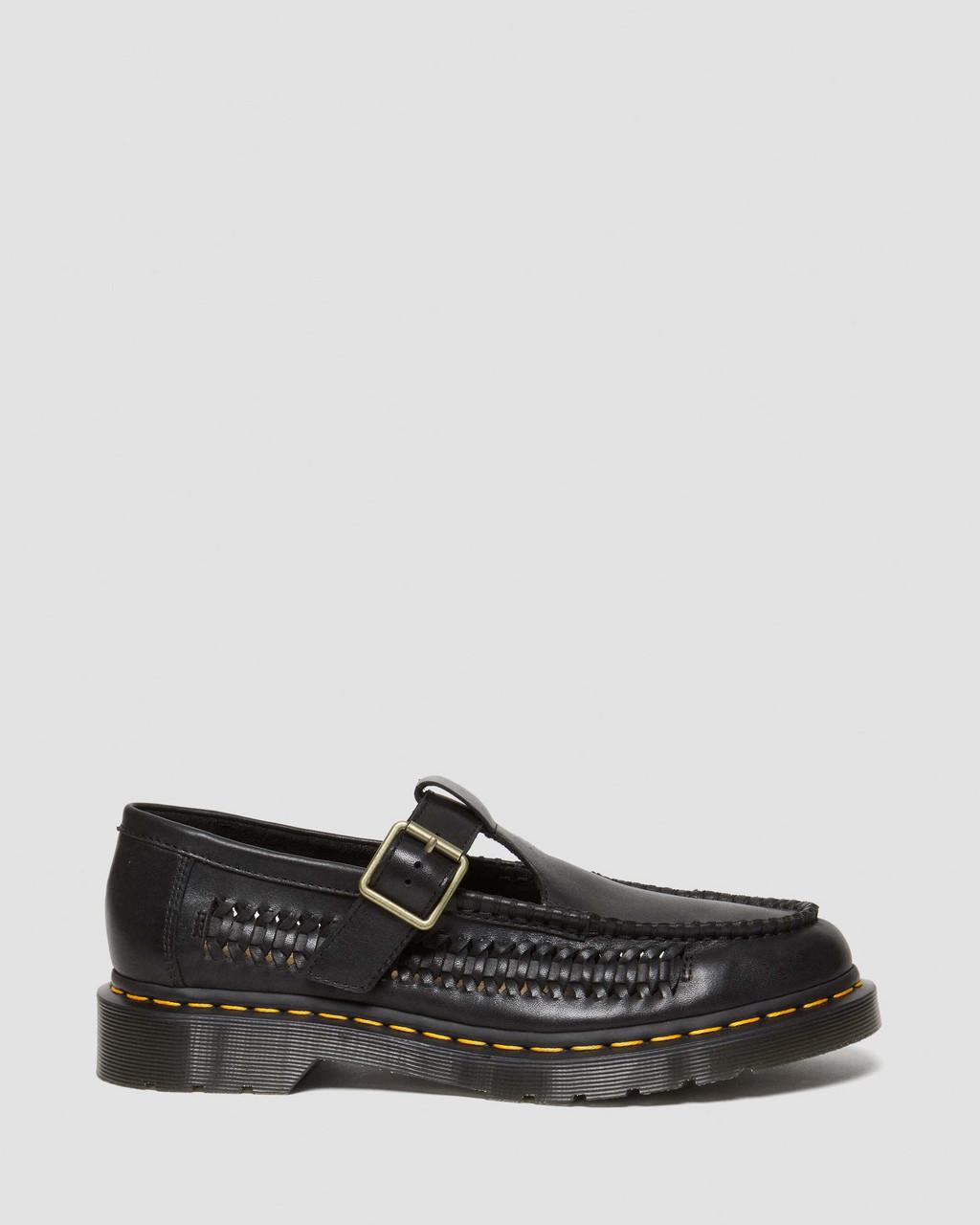 Zapatos Mary Jane Dr Martens Adrian T-Bar Leather Hombre Negras | 99402952