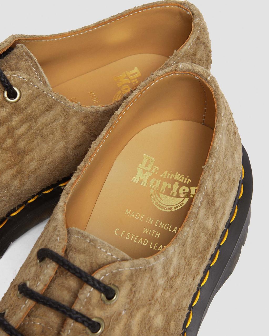 Zapatos Oxford Dr Martens 1461 Bex Made in England Emboss Suede Hombre Marrones | 36348105
