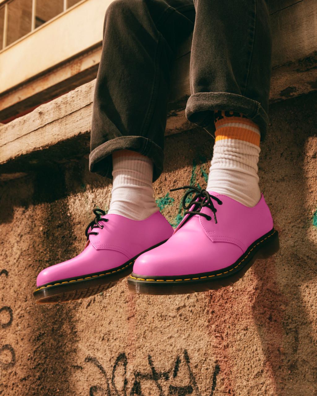 Zapatos Oxford Dr Martens 1461 Smooth Leather Mujer Rosas | 84269440