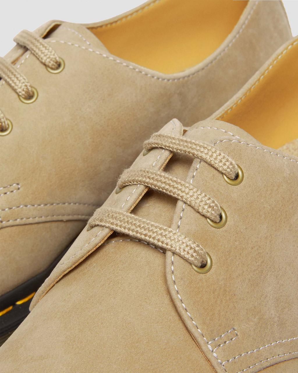 Zapatos Oxford Dr Martens 1461 Tumbled Nubuck Leather Mujer Marrones | 14968169