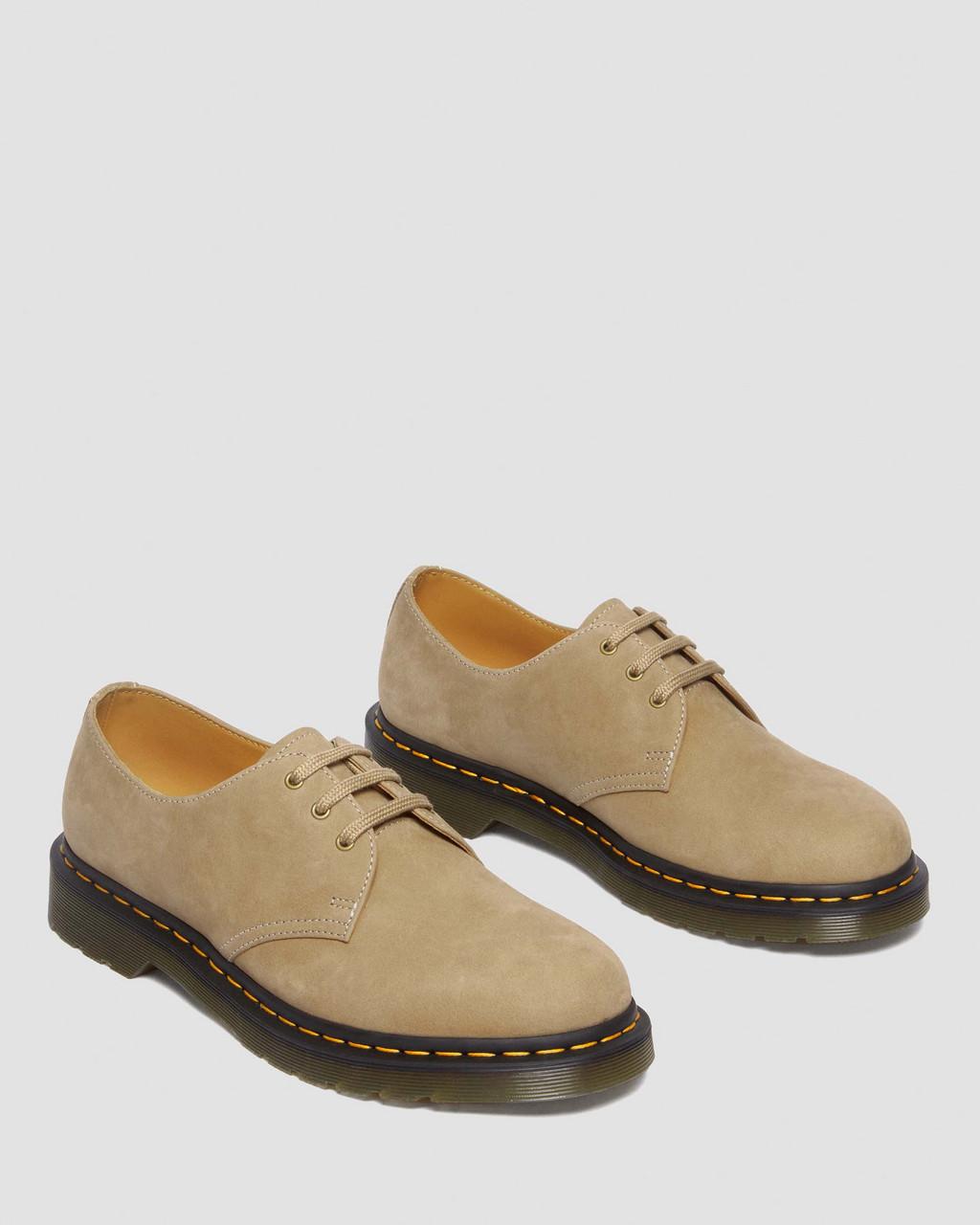 Zapatos Oxford Dr Martens 1461 Tumbled Nubuck Leather Mujer Marrones | 14968169