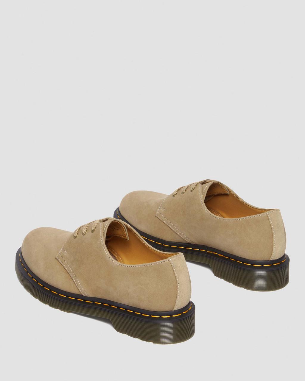 Zapatos Oxford Dr Martens 1461 Tumbled Nubuck Leather Mujer Marrones | 14968169