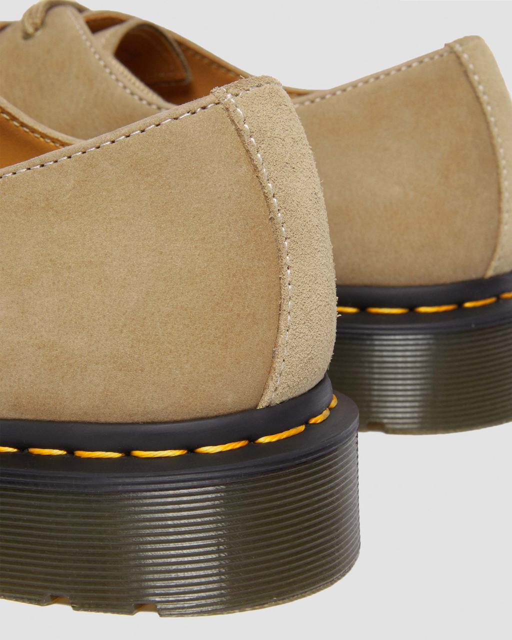 Zapatos Oxford Dr Martens 1461 Tumbled Nubuck Leather Mujer Marrones | 14968169