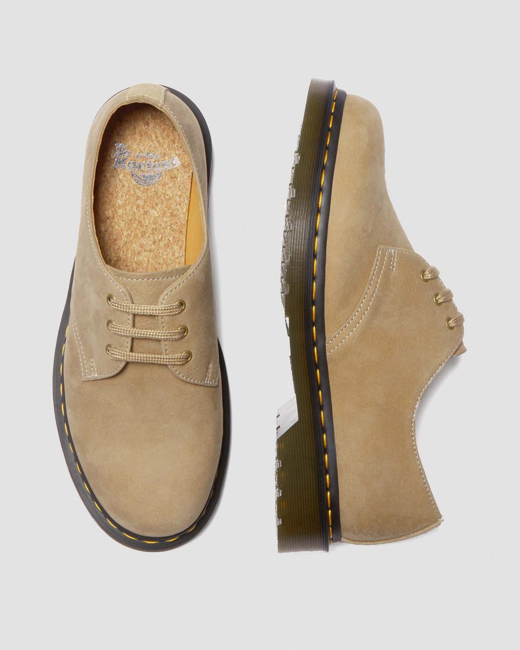 Zapatos Oxford Dr Martens 1461 Tumbled Nubuck Leather Mujer Marrones | 14968169