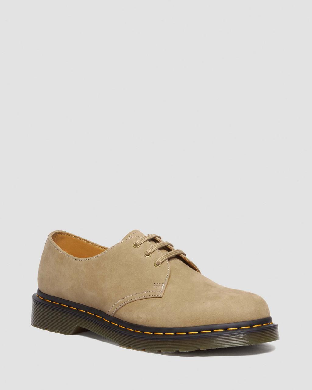 Zapatos Oxford Dr Martens 1461 Tumbled Nubuck Leather Mujer Marrones | 14968169