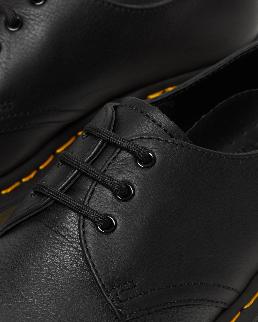 Zapatos Oxford Dr Martens 1461 Virginia Leather Mujer Negras | 46430065