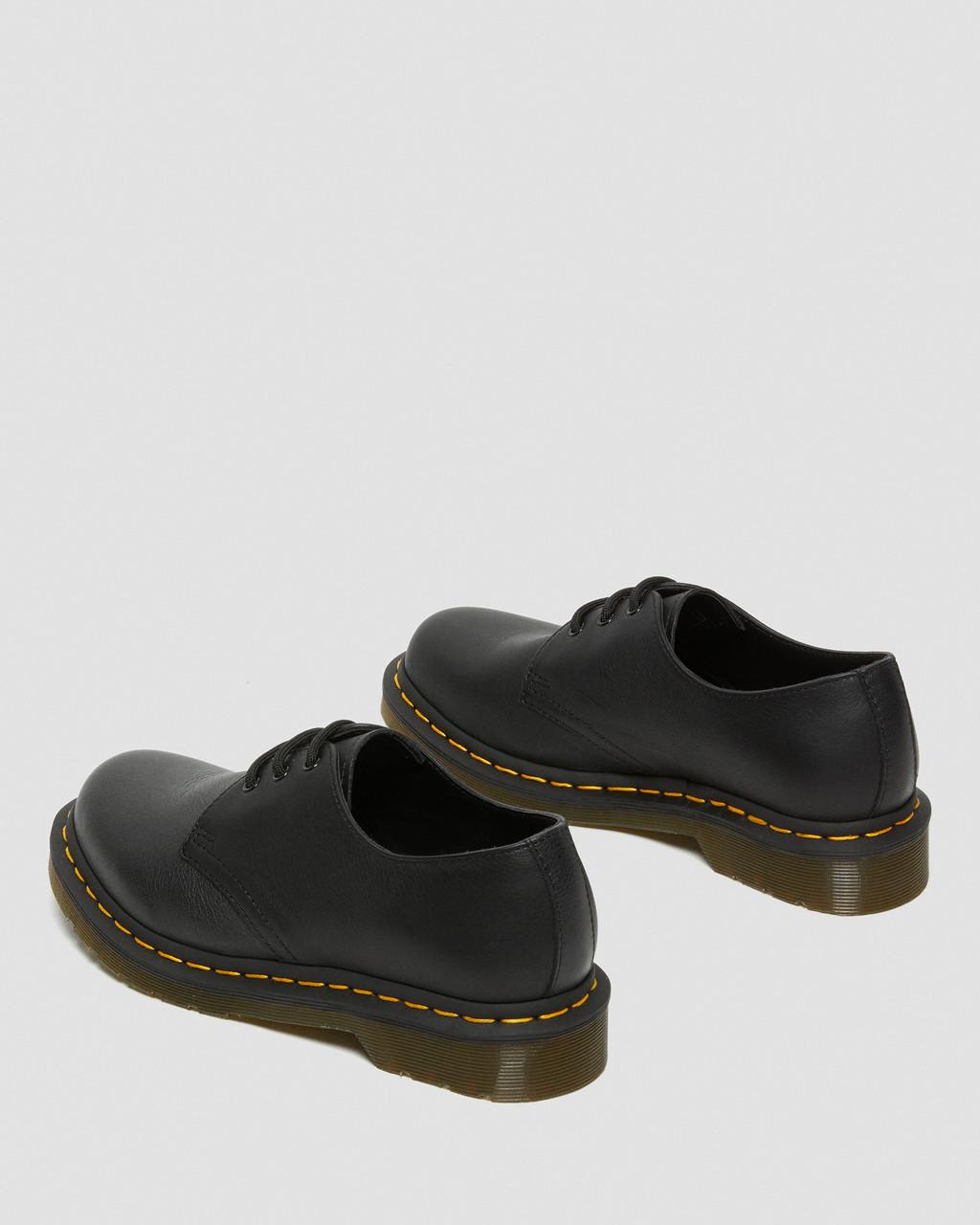 Zapatos Oxford Dr Martens 1461 Virginia Leather Mujer Negras | 46430065