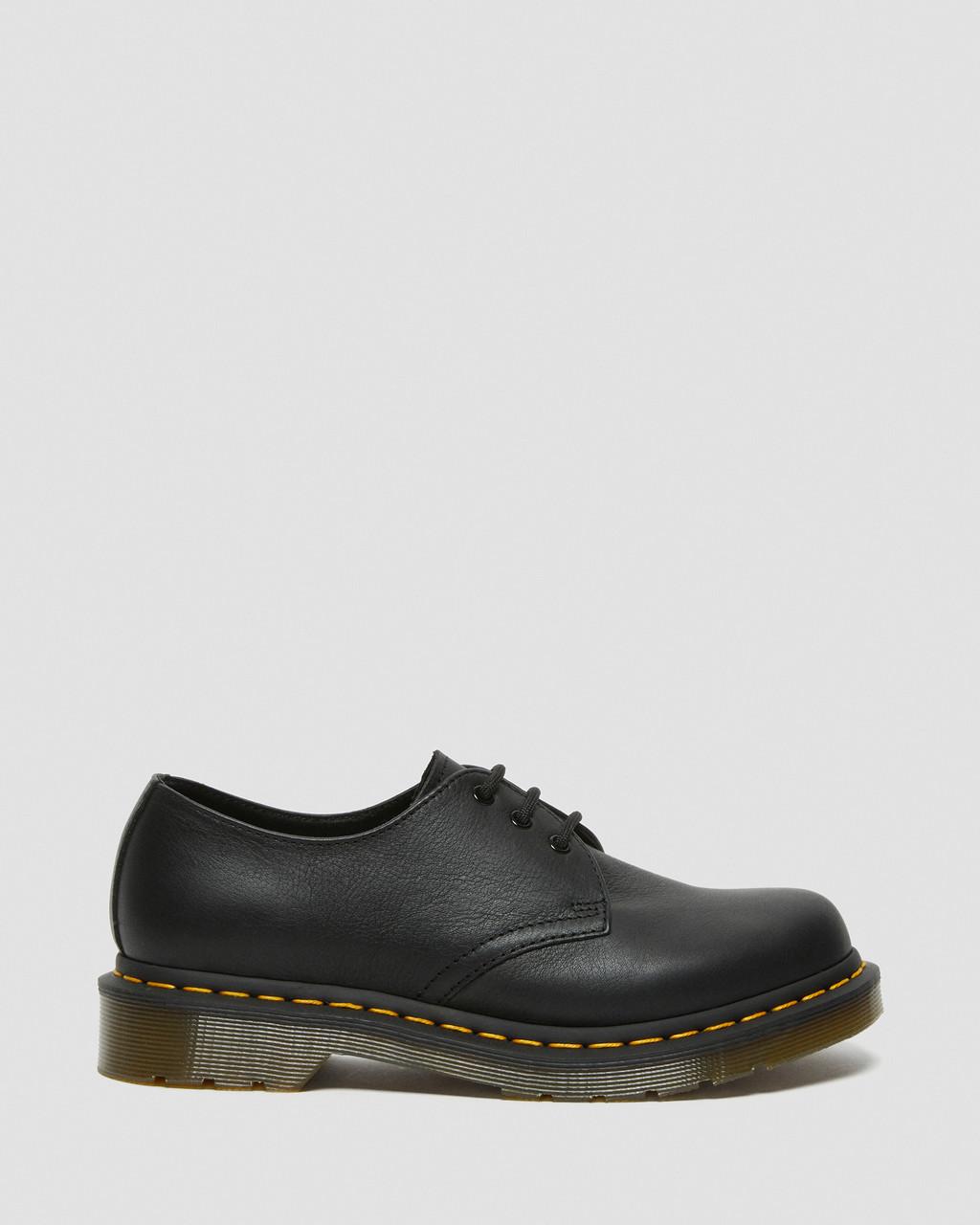 Zapatos Oxford Dr Martens 1461 Virginia Leather Mujer Negras | 46430065