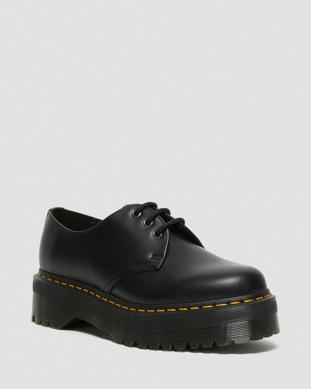 Zapatos Plataforma Dr Martens 1461 Smooth Leather Hombre Negras | 97818429